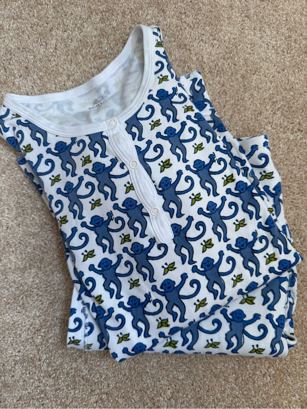Original Roller Rabbit monkey pjs-ladies M - Picture 2 of 10